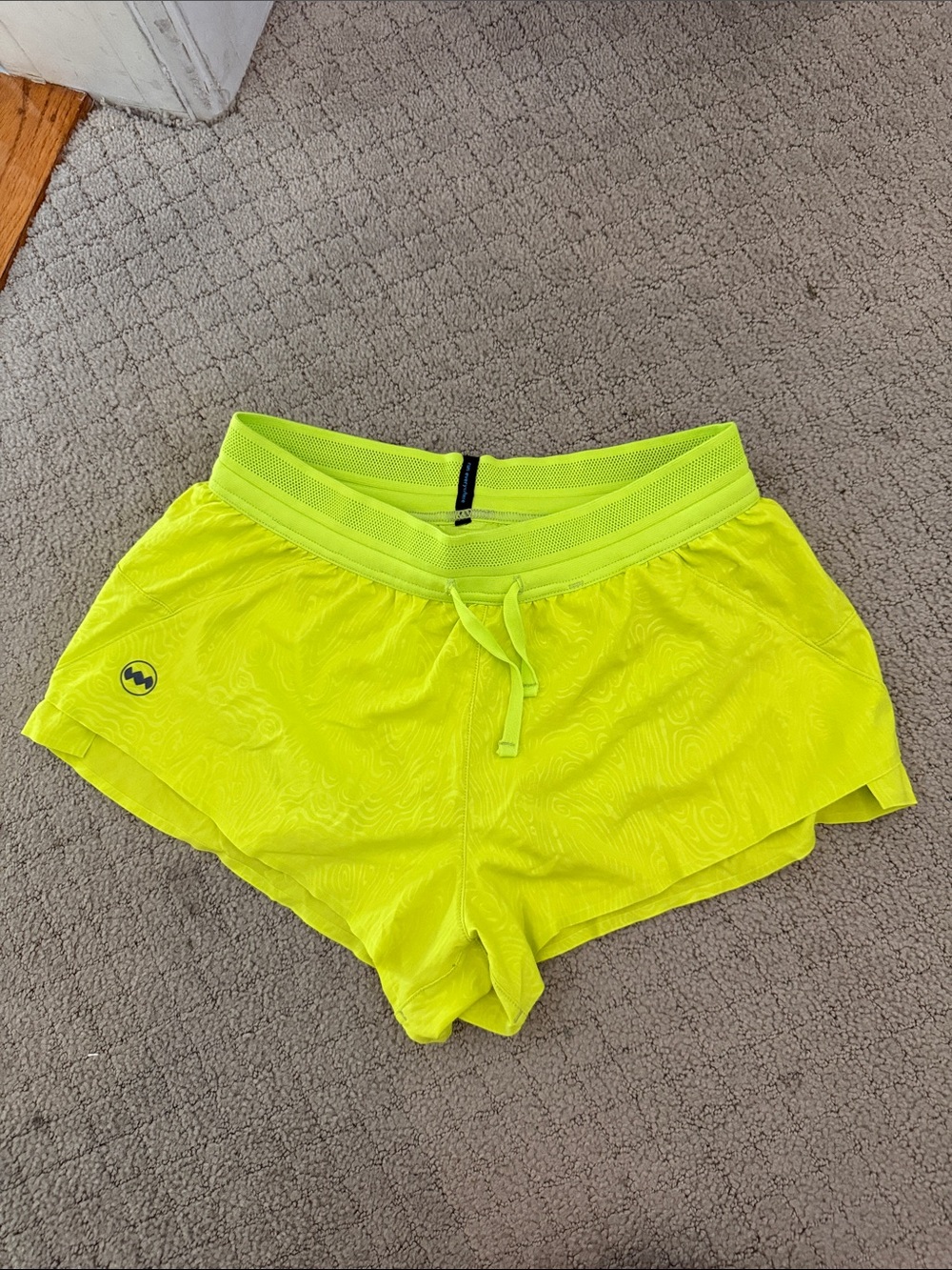 Janji women’s Neon Yellow Women’s AFO middle Shorts